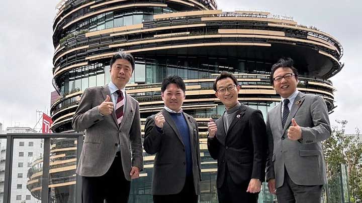 グランドオープンする高輪ゲートウェイシティの内覧会に参加